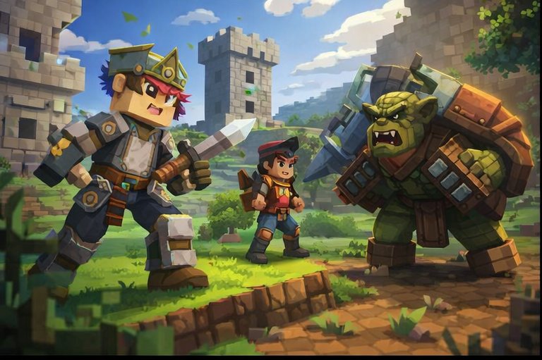 Hytale battle scene