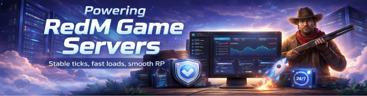 RedM fast server hosting illustration