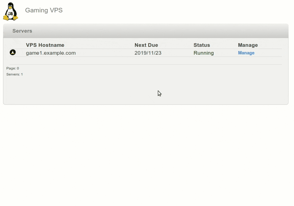 Control Panel Preview